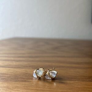 Hello Adorn Herkimer Diamond Studs